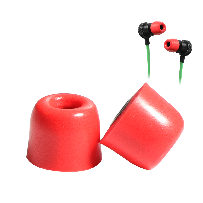入耳式耳塞慢回弹记忆海绵耳机套T400T300T200T100森海塞尔IE800降噪C套beats索尼铁三角舒尔惰性棉帽冒通用 - 图0