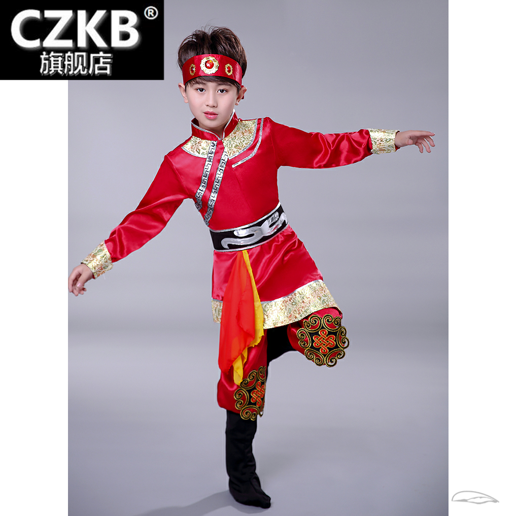 六一儿童节乌孜别克族男女童表演服 czkb民族服装/舞台装