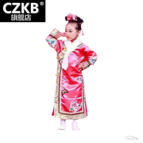 。有一个姑娘少儿舞蹈演出服格格驾到花间梦幼儿园小学六一表演服 - 图2