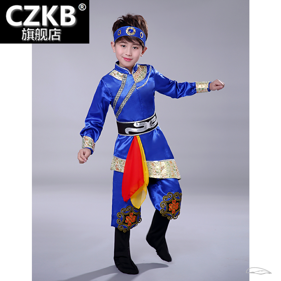 六一儿童节乌孜别克族男女童表演服 czkb民族服装/舞台装