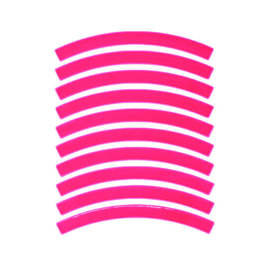 儿童平衡车反光贴轮胎装饰改色夜光贴纸自行车轮子反光条夜骑车灯