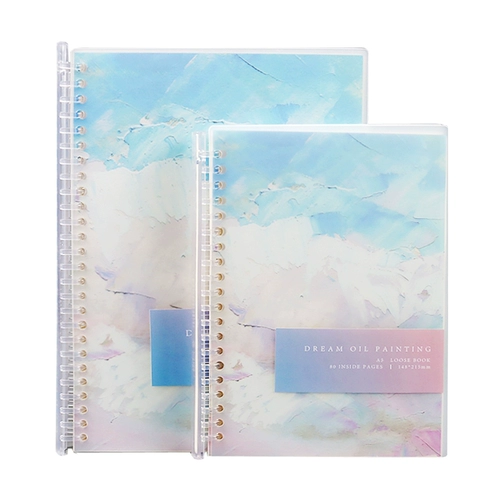 文谷 B5 Live Book Book Creative Girl Heart Crystal Crystal Pump Книга книга Южная Корея Свежая 16K катушка ноутбука может заменить ядро ​​A5 Shell ученики старших классов средней школы простая мягкая оболочка.