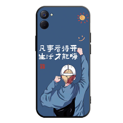 适用于realme真我V20手机壳RMX3610潮情侣opporealmev20软壳防摔relamev20情侣remev20网红mev20创意保护套 - 图3