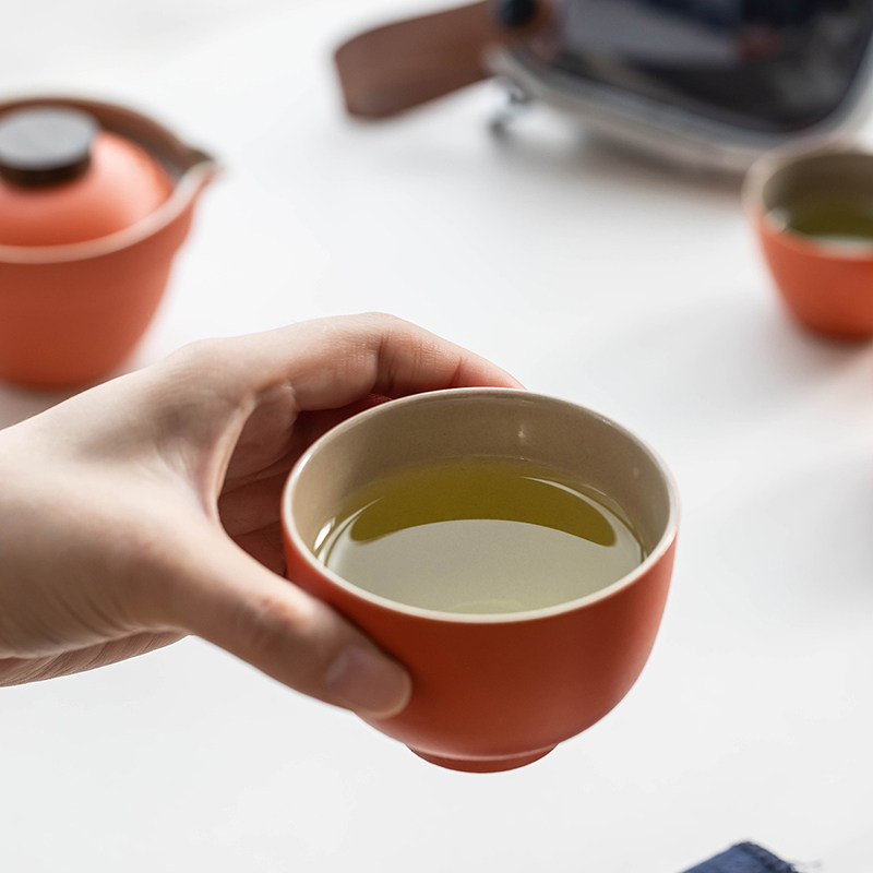 Jiangsu Travel Tea Set Quick Cup One Pot Three Cups
