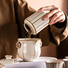 Jiangxu Ru Kiln Travel Tea Set One Pot Three Cups