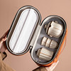 Jiangxu Ru Kiln Travel Tea Set One Pot Three Cups