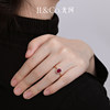 ILCO Classic Princess Diana 18K Gold Natural Sapphire Ring Diamond Colored Ruby Ruby Ring for Women