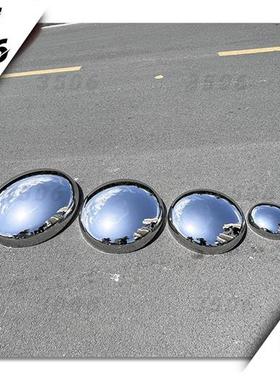 圆形不锈钢镜面水滴鹅卵石雕塑墙面水池景观软装饰售楼处落地摆件