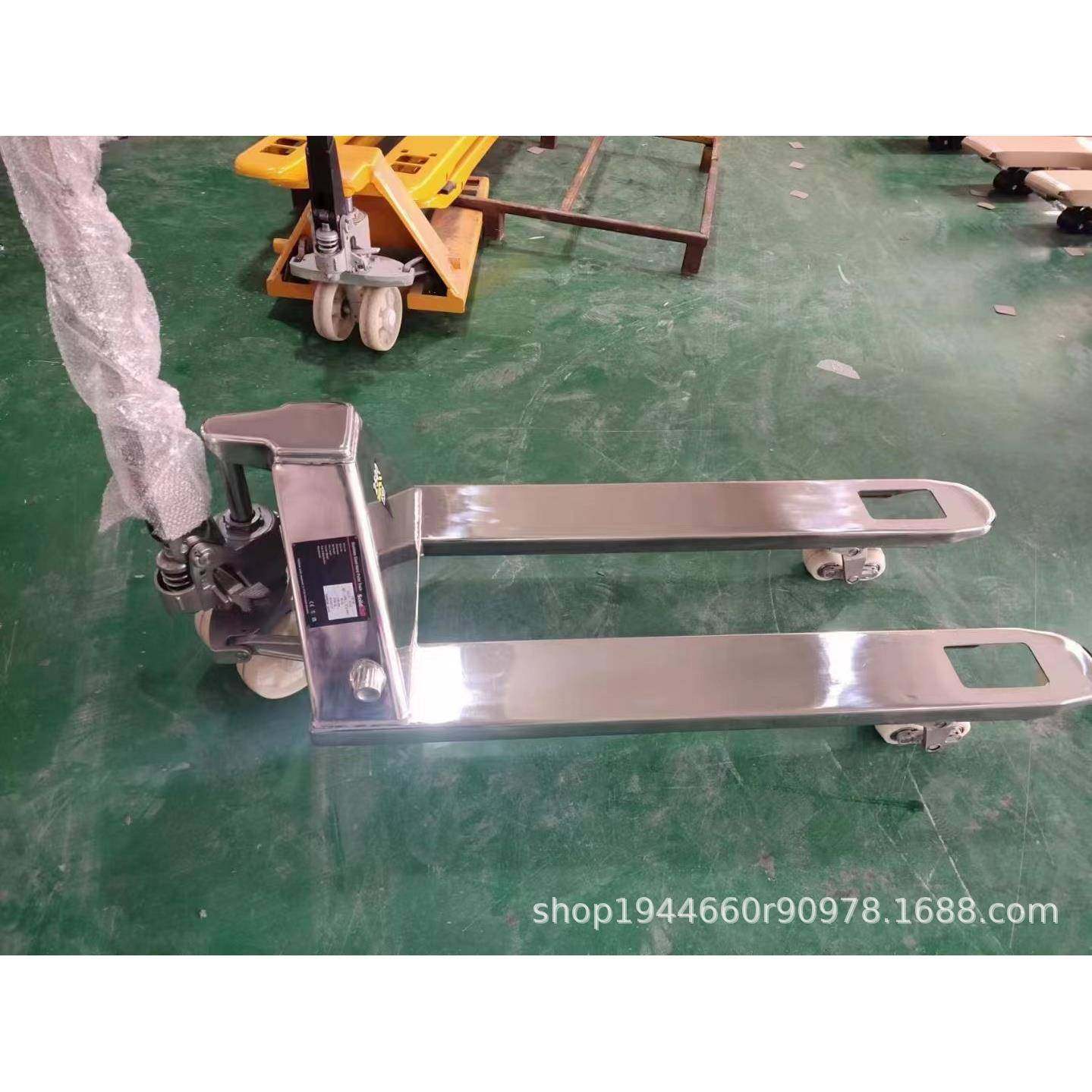 钧力手动04全不锈钢叉车液压搬运车托盘搬运车地牛唧车2.5吨吨,淘宝优惠券,粉丝福利购,淘宝优惠卷