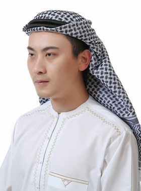 帽子回族帽涤棉泰斯塔大方巾