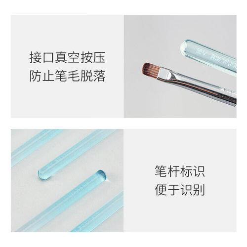 绾雅蓝朋友美甲笔刷套装工具专业晕染渐变彩绘拉线刷色圆头万能笔 - 图1