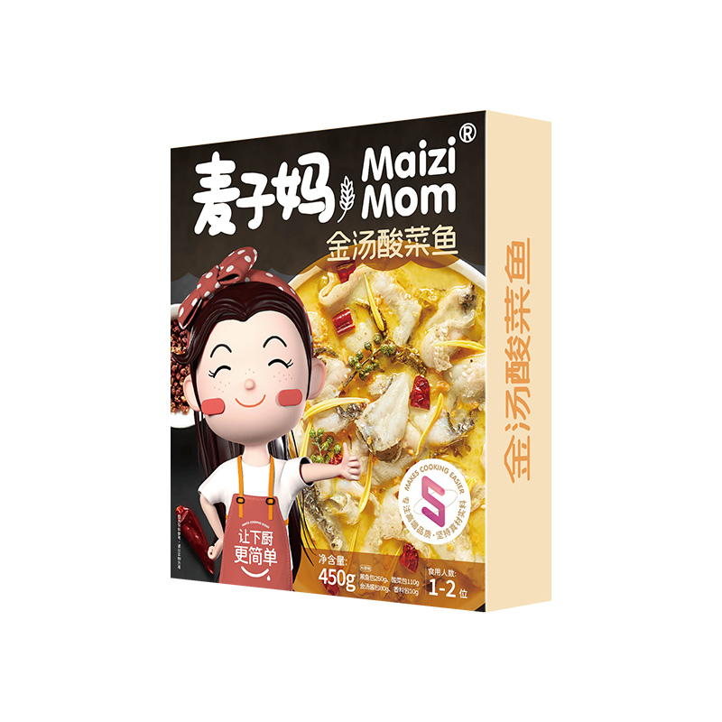 【kiki推荐】麦子妈金汤酸菜鱼半成品四川美食速食预制菜黑鱼