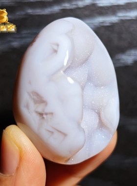 灵蟾晶舍｜蛋聚财源｜天然玛瑙软糖啵啵水晶龙蛋招财聚财摆件191