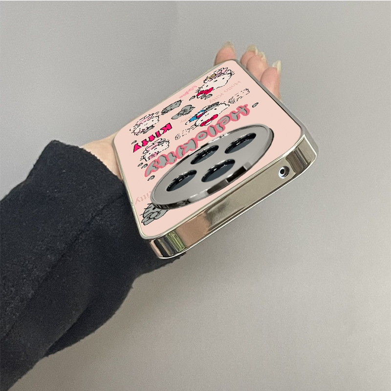 哈喽KT猫适用vivoy200i手机壳y300pro新款y78+镜面y100防摔vivoy53s77e男y76s女款vivoy73s70s情侣y52st1x - 图1