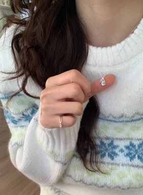 海洋之心镶钻项链女款锁骨链