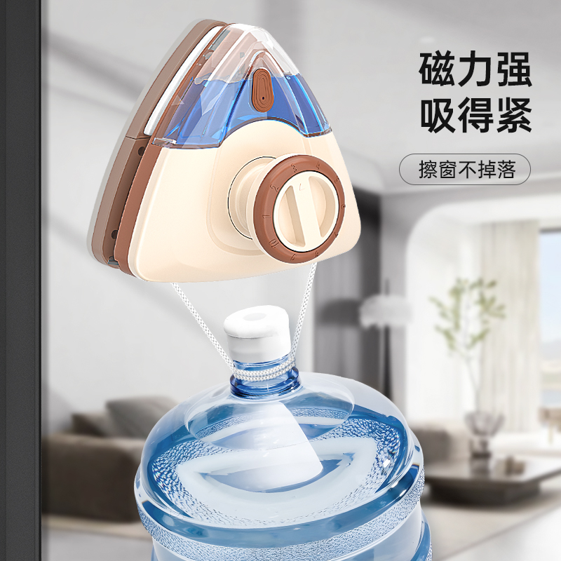 家杰优品擦玻璃神器家用专业双面擦高层窗户窗外专用保洁家政工具