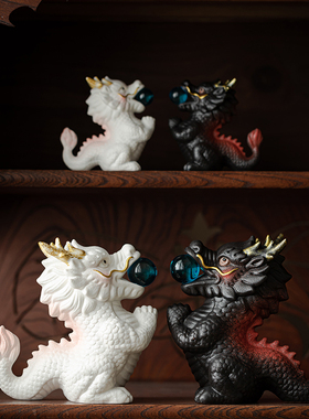 2024龙年生肖客厅办公桌