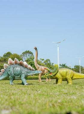 大型仿真恐龙雕塑玻璃钢商场美陈幼儿园草坪景区广场座椅龙蛋摆件