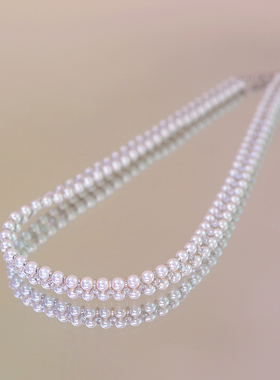 原创设计多层施家珍珠项链