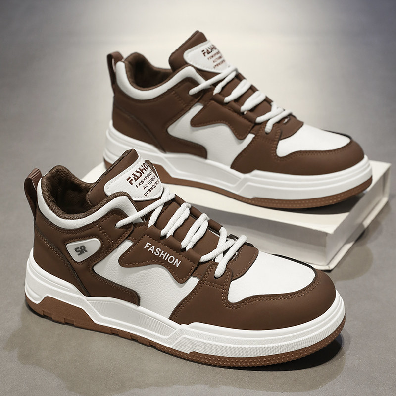 男鞋2025年新款耐磨防滑工装板鞋男款加厚运动休闲鞋男士百搭潮鞋,淘宝优惠券,粉丝福利购,淘宝优惠卷