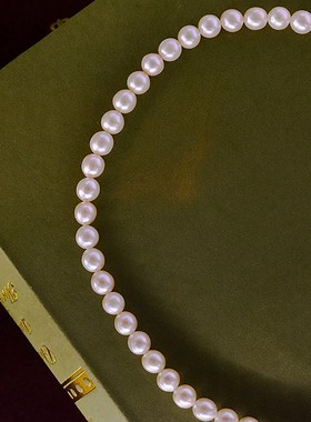 《游园》有核淡水珍珠项链女夏复古轻奢小众高级感时尚精致锁骨链