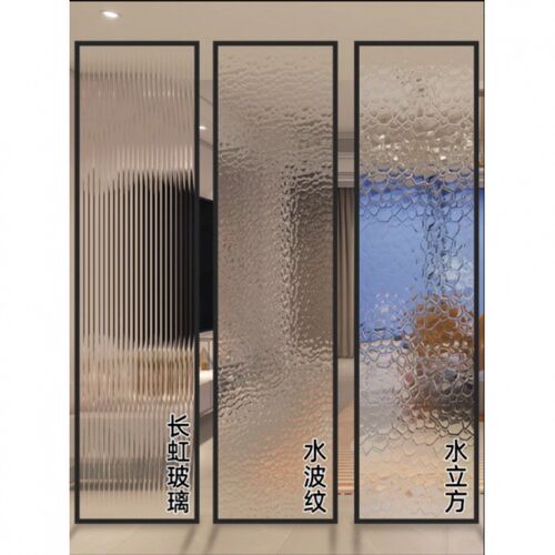 磕r轻奢开放式屏风洗手间半墙隔断屏风现代简约铁艺置物架洗漱台 - 图3