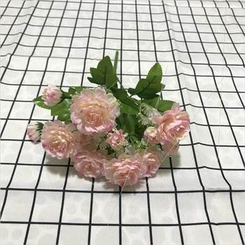 bouquet simulation ສີຂຽວ 6 ຫົວ azalea ສີຂຽວປອມດອກພວກເຮົາ