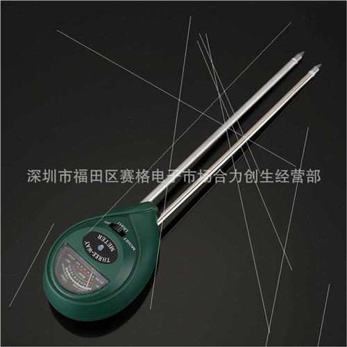 Three-in-one soil tester light detector soil acid meter PH m-图1