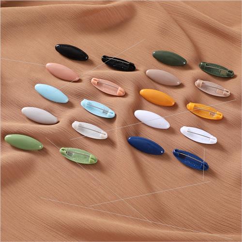 Plastic colorful safety pins cover head pins silk scarf clip - 图2