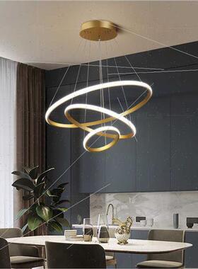 Scandinavian light luxury LED living room lights gold whole