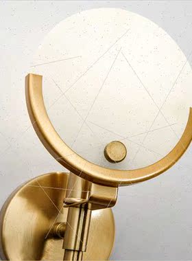 -modern Scandinavian living room bedroom luce wall lamp corr