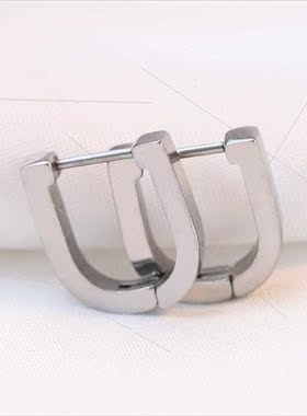 Geometric men women universal nd earrings simple cold wind e