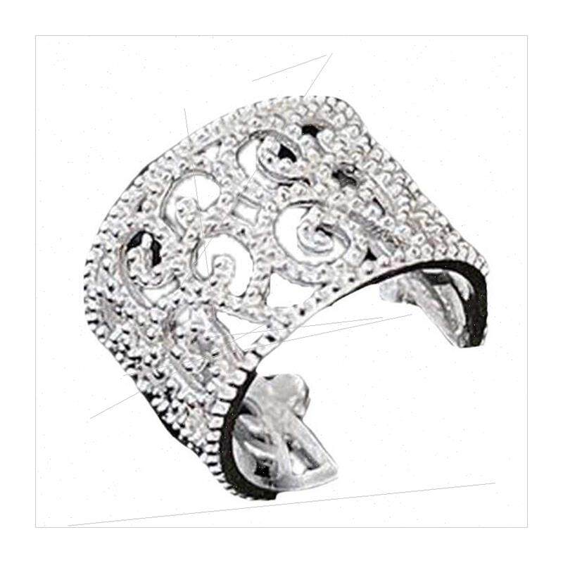 Tang grass pattern earrings whout ear holes hollowing woven - 图3