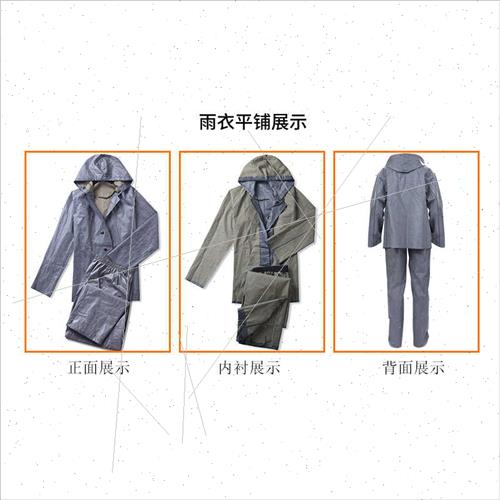 3520 Spl Breakdown Raincoat Set 87 Old Normal Acid Alkali Re - 图2