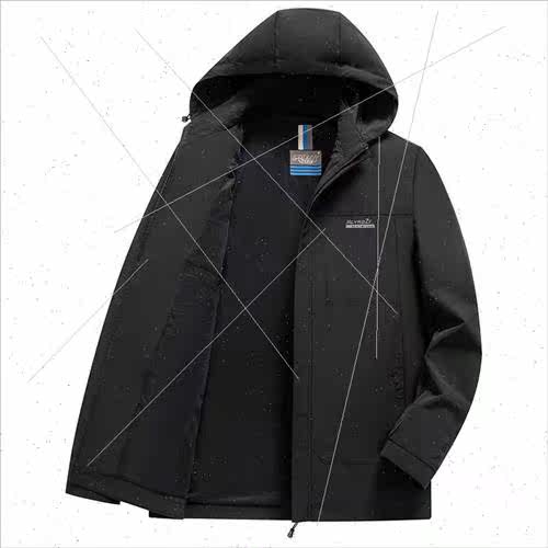 Dad spring jacket middle-aged men spring fall jacket 50 year - 图0