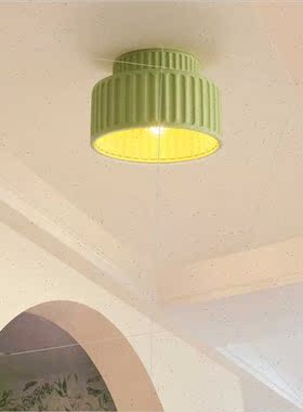 Full spectrum cream wind aisle ceiling light Scandinavian mo