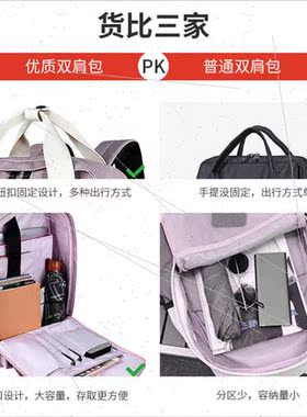 Donut Dual Shoulder Backpack Capacy Travel Bag Male Student