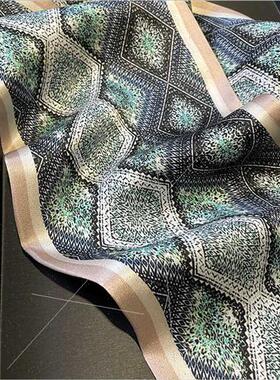 silk ribbon diamond double neckerchief spring fall long whe