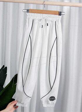 Children pants spring middle large children students loose s