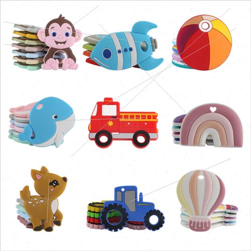 licone Pendants DIY Pacifier Chain Accessories Baby Molar - 图1