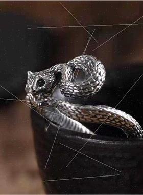 New winding rattlesnake ring men women accessories vintage s