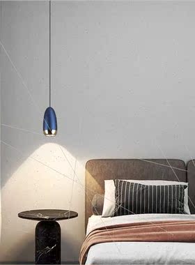 Bedroom bedside small chandelier creative modern simple lift
