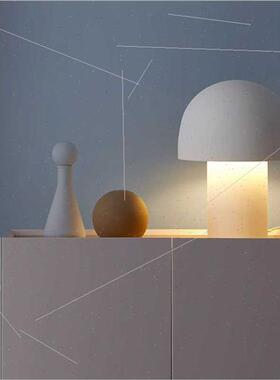 New mushroom table lamp Scandinavian home study ambient ligh