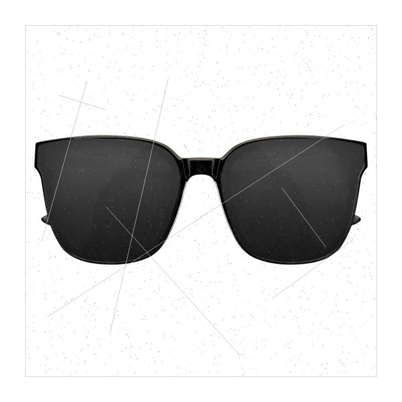 fashion large frame square sunglasses female 2018 new round-图3