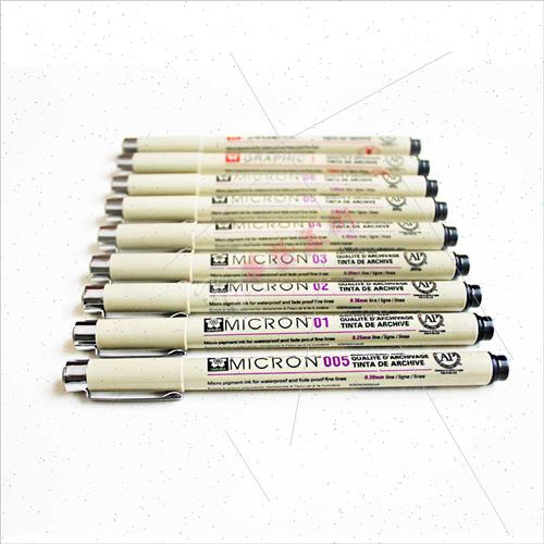 Sakura Syringe Pen WaterproOutlining Pen HDrawing Design Ske - 图1