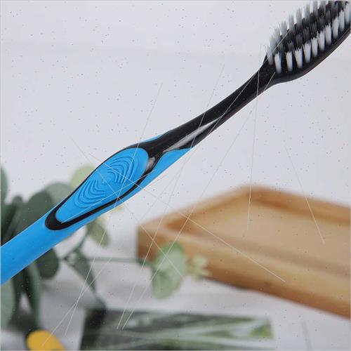 Adult Bamboo Charcoal Soft Bristle Toothbrush 适用Home Super - 图2