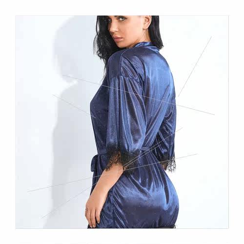 Funny lingerie sexy womens nightgown lace nightdress - 图3