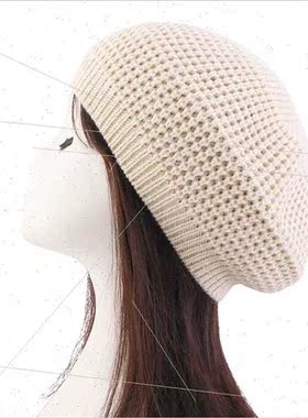 Winter woolen beret Warm knted beret hat Painter hat Ladies