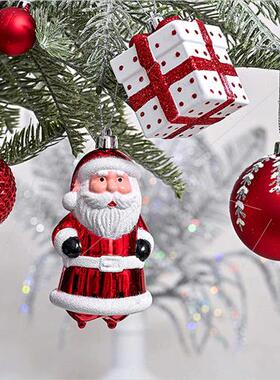Santa Claus snowflake house ice pick bells gift box plating