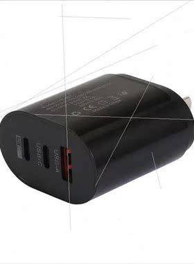 Type-c Cell Phone Charger 2A USB+2PD Multi-Port U.S.-Spec Eu